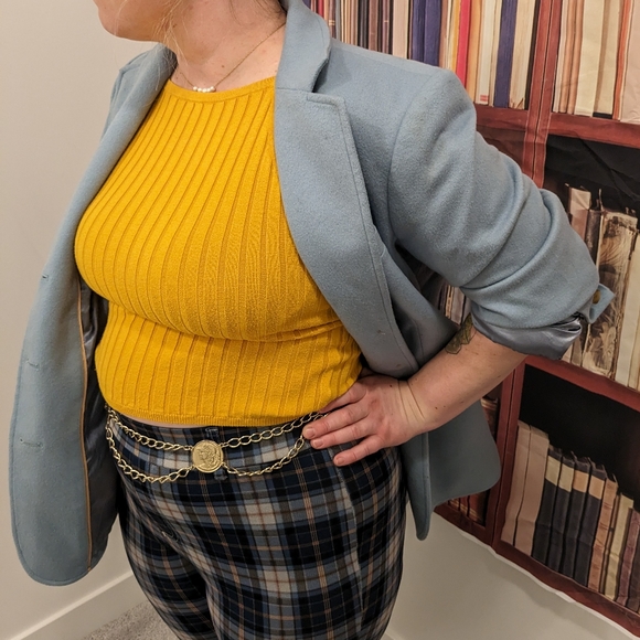 LLBean Robin Egg Blue Wool Coat - Picture 7 of 10